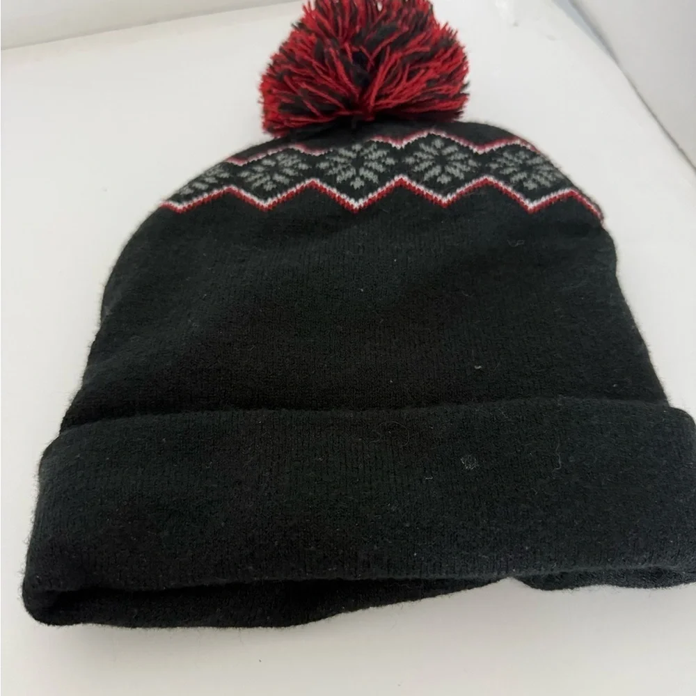 Vini Party On Christmas Beanie Hat Reindeer Santa Snowman Funny Pom Pom Gift - Picture 3 of 4